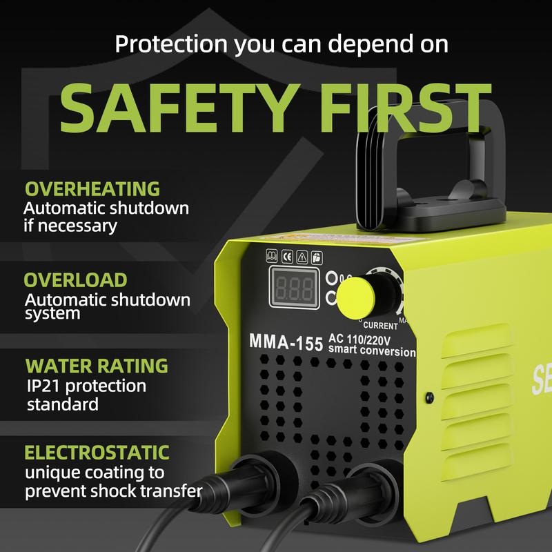 SEESE 155Amp MINI Portable Welding Machine