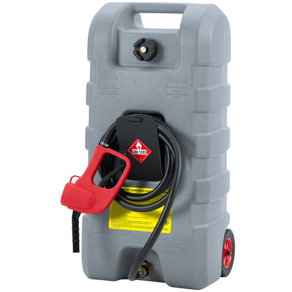 GARVEE 15 Gal Portable Fuel Caddy w/ Pump & 10ft Hose ⛽