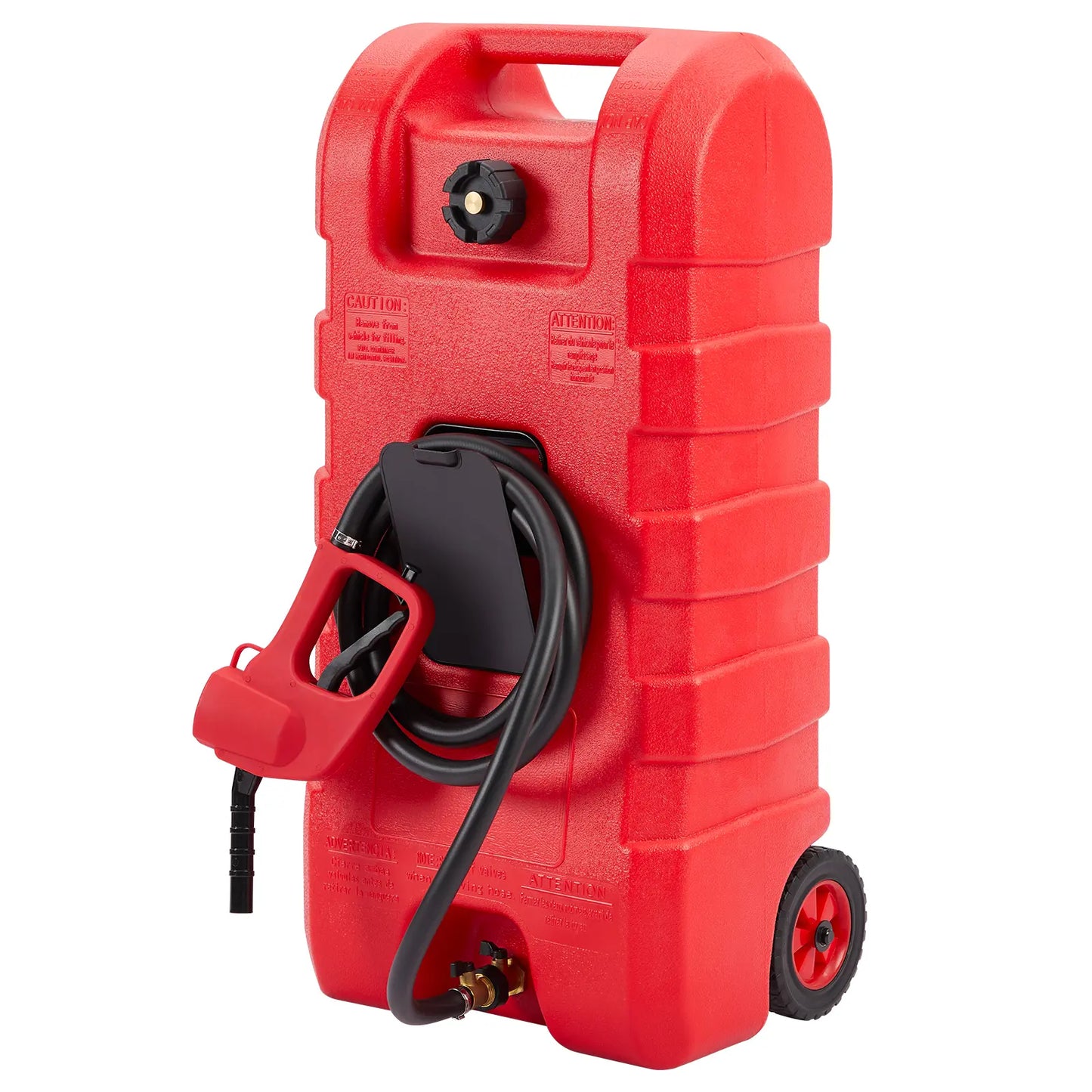 GARVEE 15 Gal Portable Fuel Caddy w/ Pump & 10ft Hose ⛽